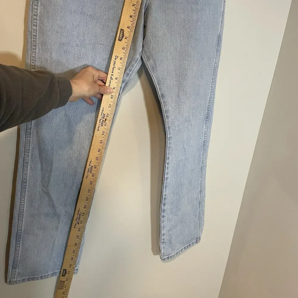WRANGLER Jeans Women's Sz 15 High Rise Slim Fit Cowboy Cut Classic 14MWZGH 34x32
